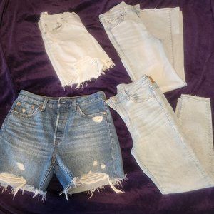 Levi's shorts, American Eagle pants